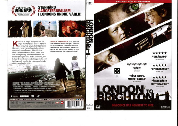 LONDON TO BRIGHTON (DVD OMSLAG)