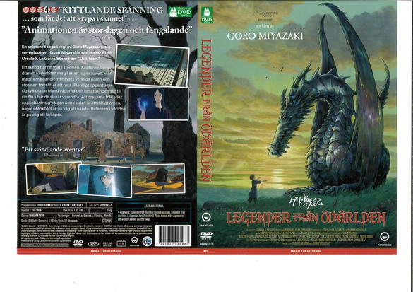 LEGENDER FRÅN ÖVÄRLDEN (DVD OMSLAG)