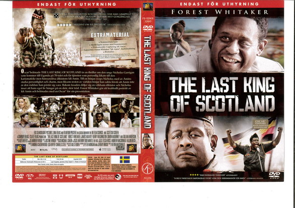 LAST KING OF SCOTLAND (DVD OMSLAG)