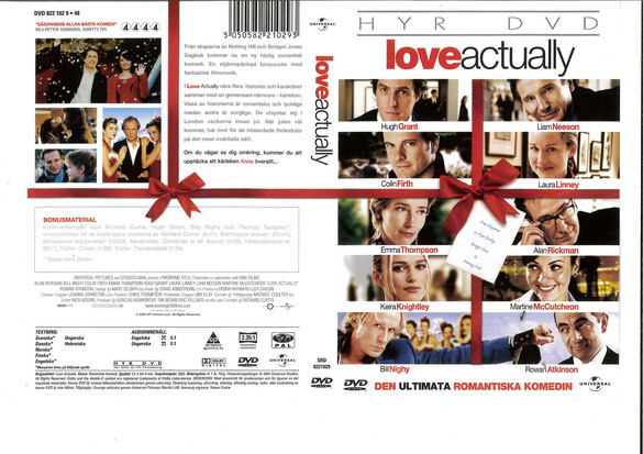LOVE ACTUALLY (DVD OMSLAG)
