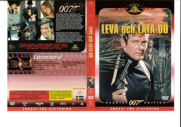 LEVA OCH LÅTA DÖ (DVD OMSLAG)