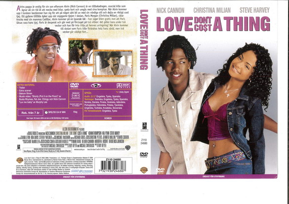 LOVE DON\'T CO$T A THING (DVD OMSLAG)
