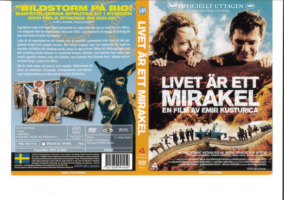 LIVET ÄR ETT MIRAKEL (DVD OMSLAG)