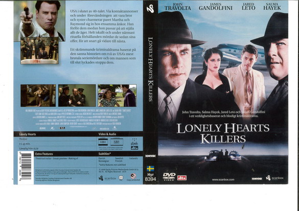 LONELY HEARTS KILLER (DVD OMSLAG)