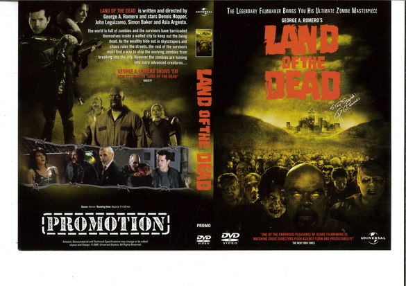 LAND OF THE DEAD (DVD OMSLAG) PROMO