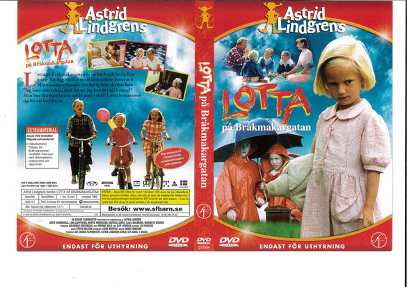 LOTTA PÅ BRÅKMAKARGATAN (DVD OMSLAG)