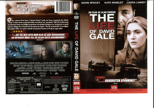 LIFE OF DAVID GALE (DVD OMSLAG)
