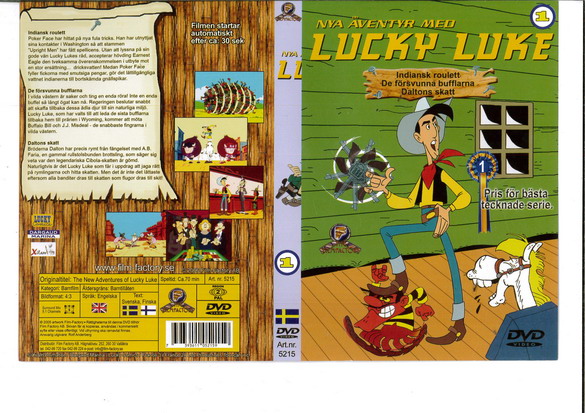 LUCKY LUKE 1 (DVD OMSLAG)