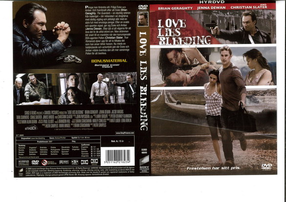 LOVE LIES BLEEDING (DVD OMSLAG)