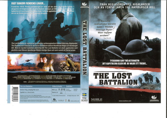 LOST BATTALION (DVD OMSLAG)