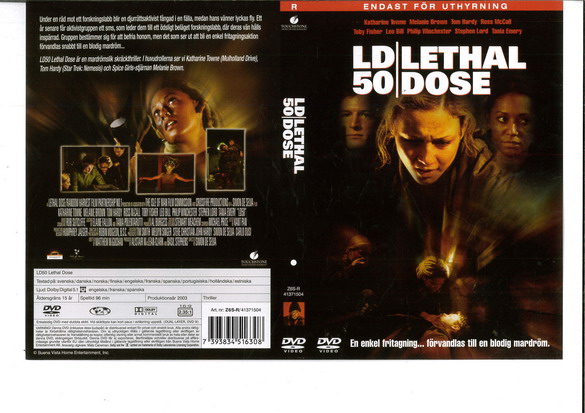 LD50 LETHAL DOSE (DVD OMSLAG)