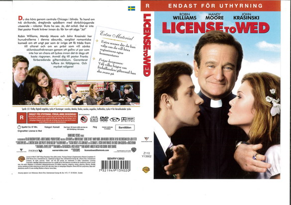 LICENSE TO WED (DVD OMSLAG)