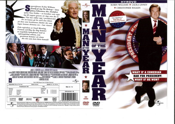 MAN OF THE YEAR (DVD OMSLAG)