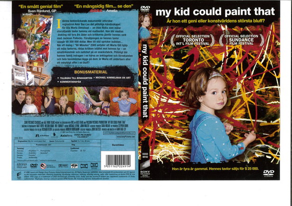 MY KID COULD PAINT THAT (DVD OMSLAG)