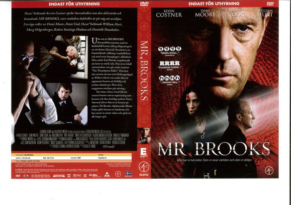 MR. BROOKS (DVD OMSLAG)