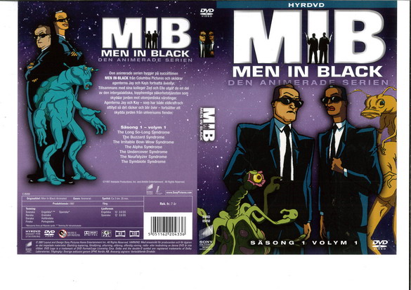 MEN IN BLACK - DEN ANIMERADE SERIEN SÄS. 1 VOL. 1 (DVD OMSLAG), Boa video