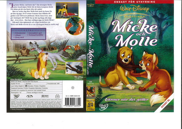 MICKE OCH MOLLE (DVD OMSLAG)