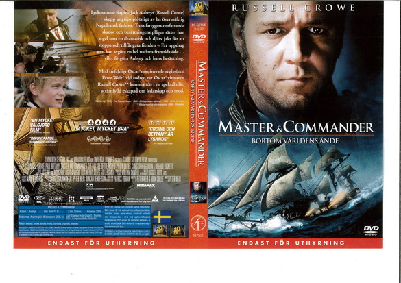 MASTER & COMMANDER (DVD OMSLAG)