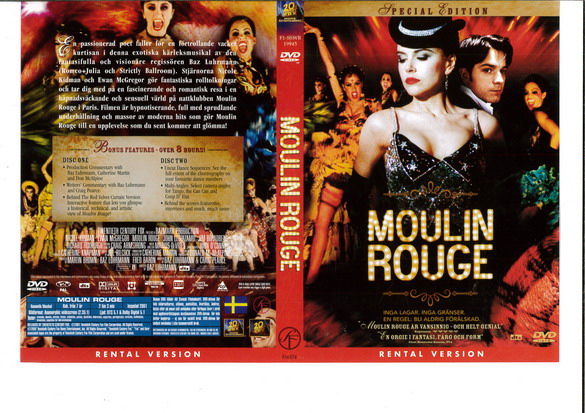 MOULIN ROUGE (DVD OMSLAG)