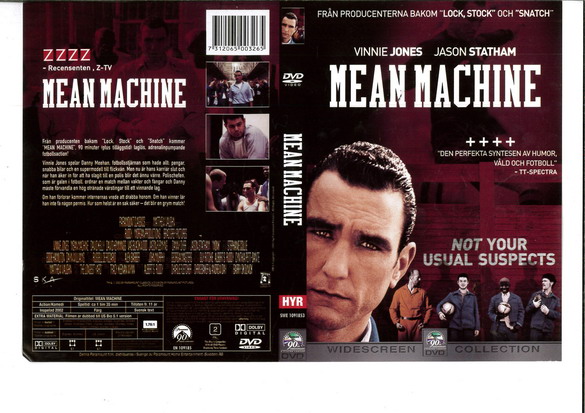 MEAN MACHINE (DVD OMSLAG)