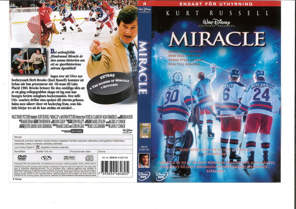 MIRACLE (DVD OMSLAG)