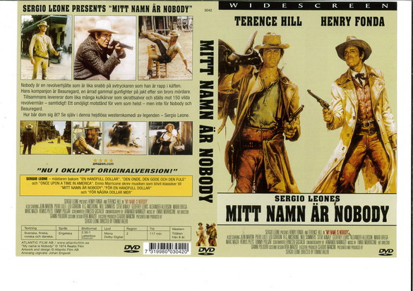 MITT NAMN ÄR NOBODY (DVD OMSLAG)