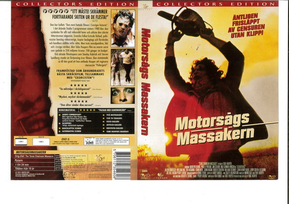 MOTORSÅGSMASSAKERN (DVD OMSLAG)