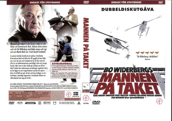 MANNEN PÅ TAKET (DVD OMSLAG)
