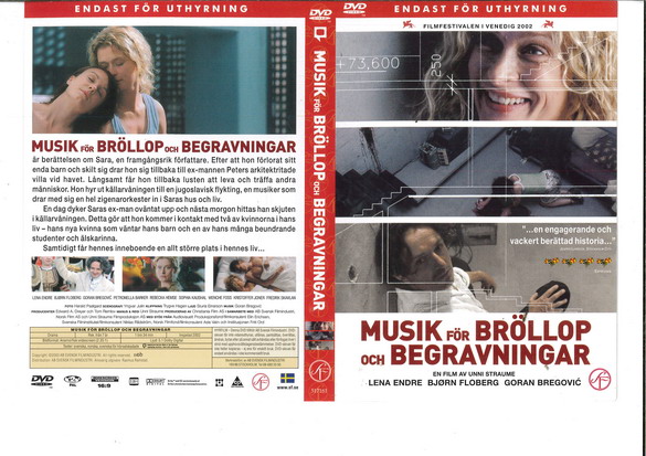 MUSIK FÖR BRÖLLOP OCH BEGRAVNINGAR (DVD OMSLAG)