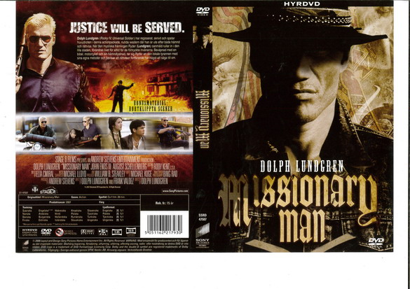 MISSIONARY MAN (DVD OMSLAG)