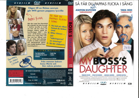 MY BOSS'$ DAUGHTER (DVD OMSLAG)