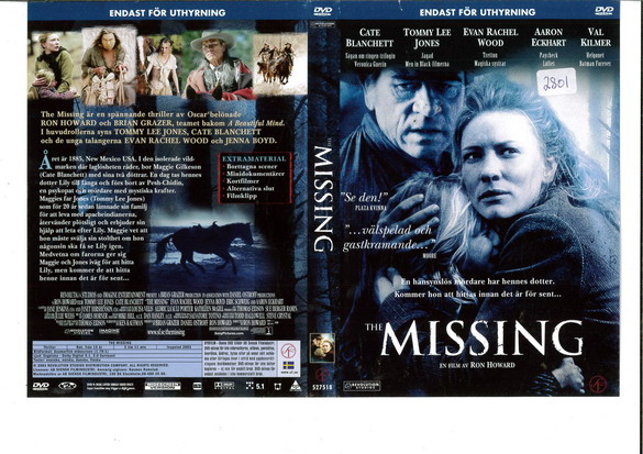MISSING (DVD OMSLAG)