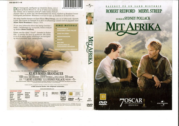 MITT AFRIKA (DVD OMSLAG)