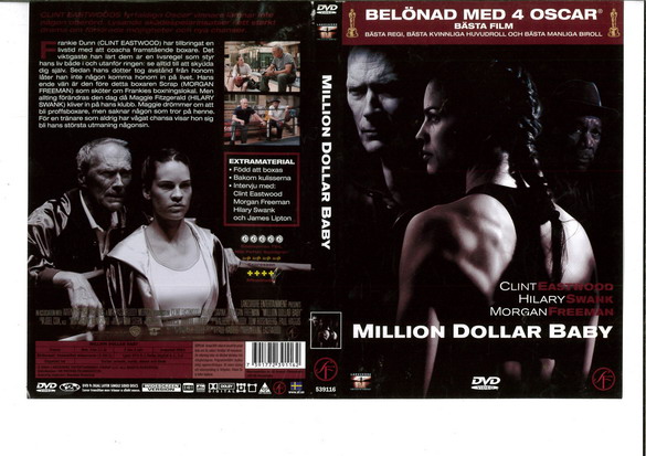 MILLION DOLLAR BABY (DVD OMSLAG)