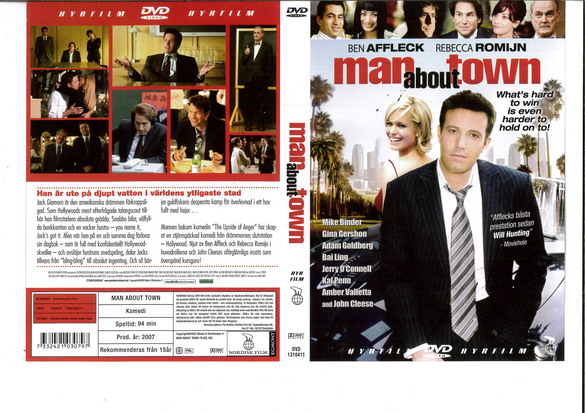 MAN ABOUT TOWN (DVD OMSLAG)
