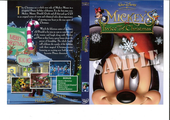MICKEY'S TWICE UPON A CHRISTMAS (DVD OMSLAG) SAMPLE