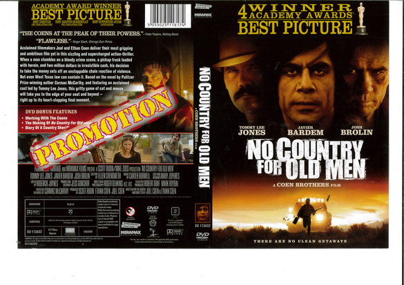 NO COUNTRY FOR OLD MEN (DVD OMSLAG) PROMO