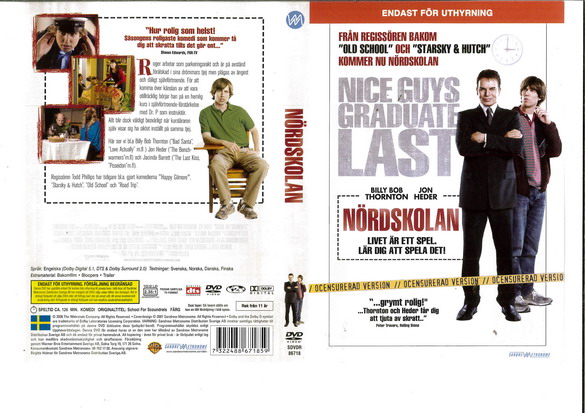 NÖRDSKOLAN (DVD OMSLAG)