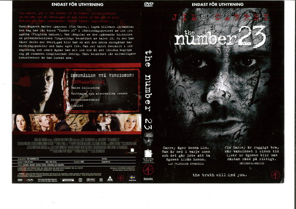 NUMBER 23 (DVD OMSLAG)