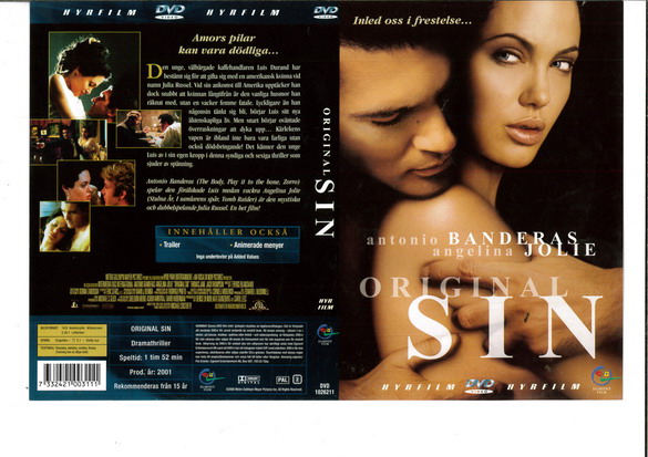 ORIGINAL SIN (DVD OMSLAG)