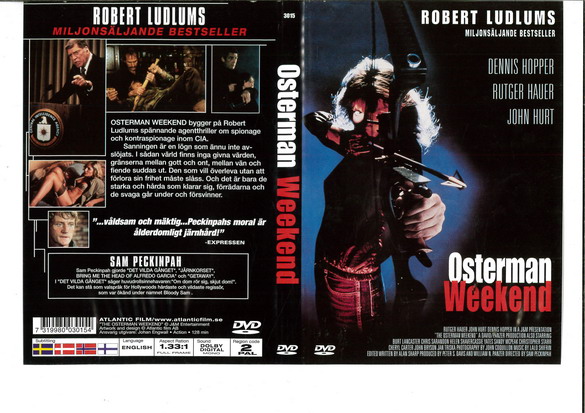 OSTERMAN WEEKEND (DVD OMSLAG)