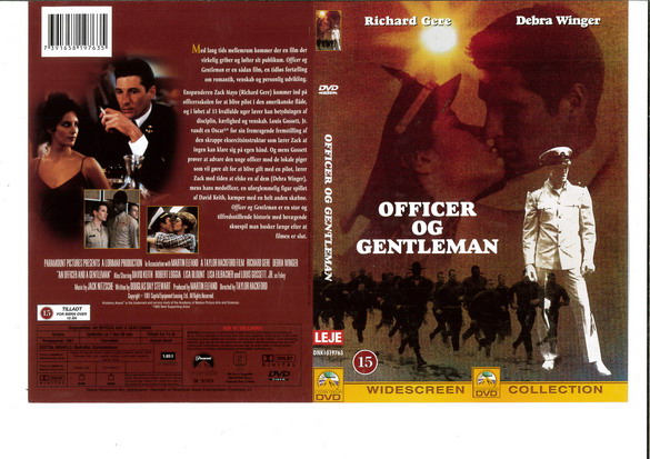 OFFICER OG GENTLEMAN (DVD OMSLAG) IMPORT