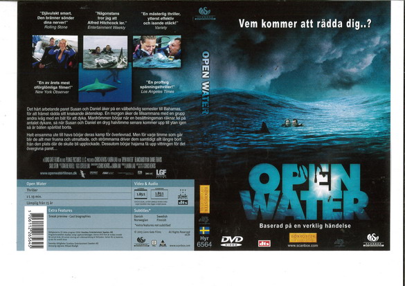 OPEN WATER (DVD OMSLAG)