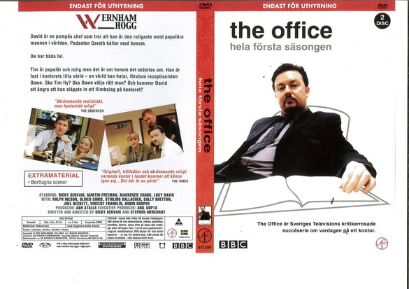 OFFICE - HELA FÖRSTA SÄSONGEN (DVD OMSLAG)