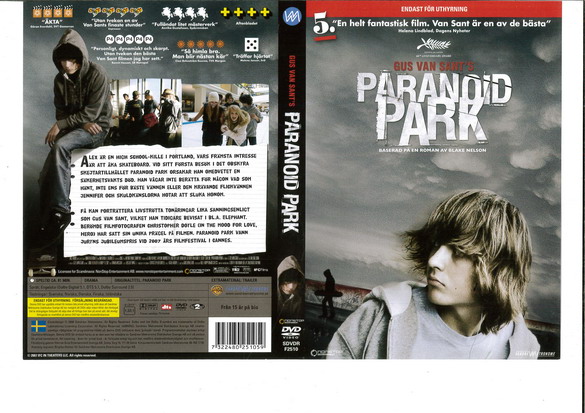 PARANOID PARK (DVD OMSLAG)