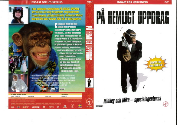 PÅ HEMLIGT UPPDRAG (DVD OMSLAG)