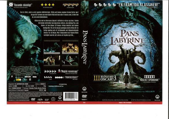 PANS LABYRINT (DVD OMSLAG)