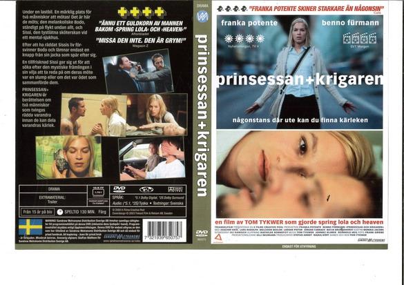 PRINSESSAN + KRIGAREN (DVD OMSLAG)