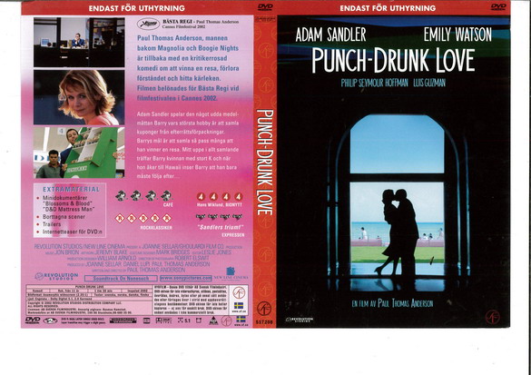 PUNCH-DRUNK LOVE (DVD OMSLAG)