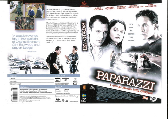 PAPARAZZI (DVD OMSLAG)